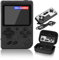 veoyya Handheld Game Console, 3-Inch LCD Screen, Retro Gaming, 500+ Classic FC Games, 2-Player Support, Black