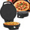 2000W Electric Pizza Maker, 32cm Pizza Oven, 5 Temperature Fast Roasting+Double Sided Heating, Regulation, Non-Stick Pan/Easy Clearning, for Pizza Quesadillas,Black