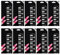 Larcele 100 Pieces U Shape Nail Polish Protector Nails Art Tool Accessories for Nail Painting Edge Skin Barriers MJFYT-01 (Black)