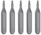 QUARKZMAN 5 Stück T4 Schraubendreher Torx Bit Set, Bitsatz 4mm Sechskantschaft 28mm/1,1 Zoll Länge Magnetisch Stern 6 Punkt Kopf Sechskant Bits S2 Stahl Werkzeugset Elektroschrauber Tools