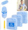 30 PCS Dust Magnet Disposable Dust 360° Dusting Kit Long Handle Short Handle for Household Cleaning Doors Windows Wardrobes Pendant Lights Ceiling Fan