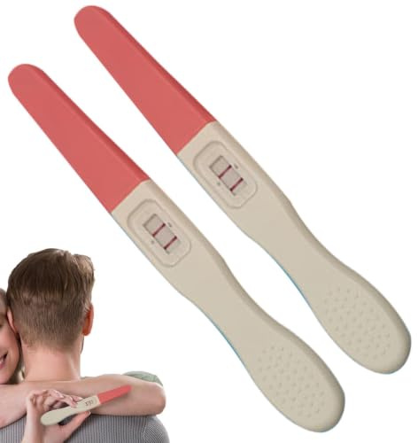 Scher de grossesse positivaa | Faux test réaliste pour GAG | Accessoire de blague drôle pour les amis et la, farce idéale pour le soir, les fêtes ou les poissons avril, pack de 2 tests