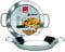 IBILI - Paellera premier - 34 cm - Acero inoxidable - 6 raciones - Apto para induccion