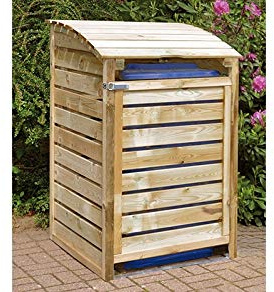 Mülltonnenbox Holz 1er für 240 L, 75x90x120 cm