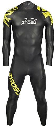 ZAOSU Herren Neoprenanzug Z-Training | Openwater Wetsuit für Einsteiger und Profis im Freiwasser-Schwimmen und Triathlon, Farbe:grün, Größe:L