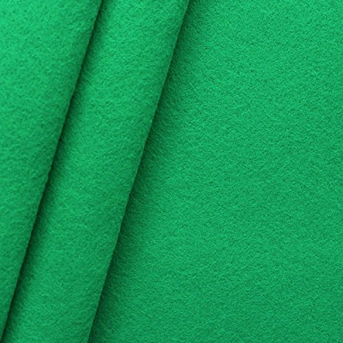 Bastel Filz Stoff Stärke 3,0mm Breite 90cm Meterware Gras-Grün