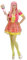 W WIDMANN MILANO Party Fashion - Costume Candy Girl, robe, sucette, cupcake fille, carnaval