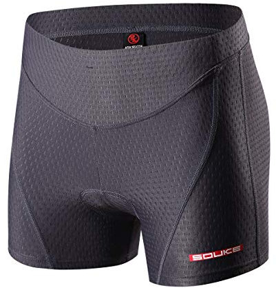 Souke Sports Damen Fahrrad Unterwäsche 3D Gepolstert Atmungsaktiv Fahrrad Unterwäsche Short