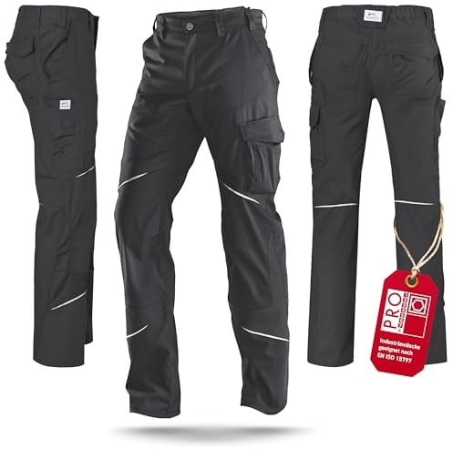KÜBLER Workwear Bekleidung Damenbundhose schwarz/pink