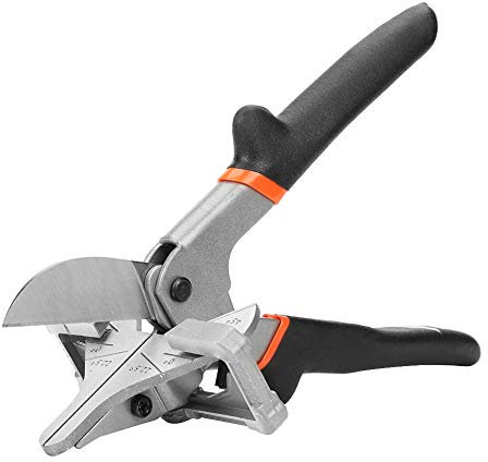 Angle Cutting Scissor Multi Angle Miter Shear Cutter Tube Trunking en Acier Inoxydable Joint en Acier Inoxydable Coupe Outil Manuel De 0 Degrés à 135 Degrés Lame Remplaçable