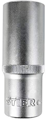 Douille 6 pans longue 1/2 STIER, ouv. 16 mm