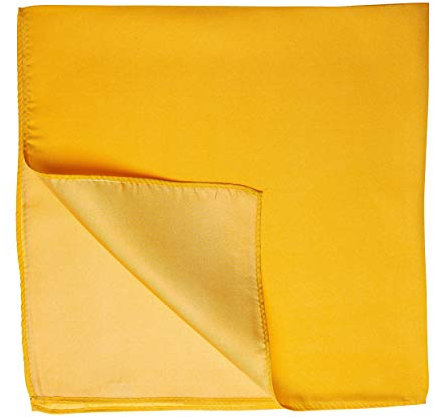 Tinitex Nickituch Seidentuch indisch gelb Twillseide 53x53cm