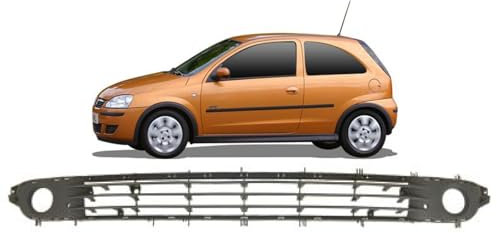 DM Autoteile 272810 Nebelscheinwerfer Gitter Blende vorne kompatibel für Corsa C X01 Vorfacelift 2000-2003