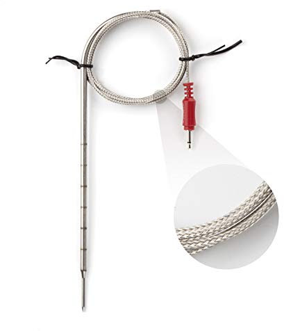 Inkbird Stainless Meat Probe Replacement for ISC-007BW WiFi Bluetooth BBQ Temperature Controller, Long Probe(Only Probe)