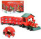 Kesote Adventskalender Kinder Weihnachtskalender Holz Weihnachtszug Adventskalender zum befüllen Zug mit 24 Türchen Weihnachten Deko Mädchen