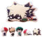 Jiumaocleu My Hero Academia Plüschkissen, No Hero Academia Figuren Plushies, Anime MHA Merch Weiches Kissen für Weihnachten Geburtstagsgeschenk, 20 cm
