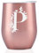 Thermobecher Personalisiert, Geburtstagsgeschenk für Frauen, Personalisierte Geschenke Für Freundin, Schwester, Mütter, Tochter, Tante - Kaffeetasse 340 ml, Kaffeebecher mit Deckel, Roségold, P