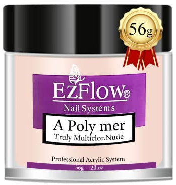 Acrylic Powder, Monomer For Acrylic Nails 2oz Nude Acrylic Powder Acrylic Nail Powder Polymer For Acrylic Nail Extension Carving Nails Acrylic Nails Extension For Nail Art -56g (Nude)
