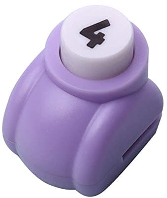 Papierstanzer,1 Stück Mini Stanzer,Motivstanzer Set Blumen Ahornblatt Ente Delfin Stern Liebe Herzen Zahlen, Papier Ausstanzer für Kinder DIY Scrapbooking Fotoalbum Handwerk