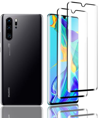 Kziwii 2 Piezas Protector Pantalla para Huawei P30 Pro Vidrio Templado, Dureza 9H, Antihuellas, Sin Burbujas, Antiarañazos, Cristal Templado Alta Definicion