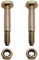 HKAOSDUUH 2 Stück 53200500 Scherbolzen und Mutter für Ariens 532005 510016 51001600 Schneefräsen-Bolzen-Kits