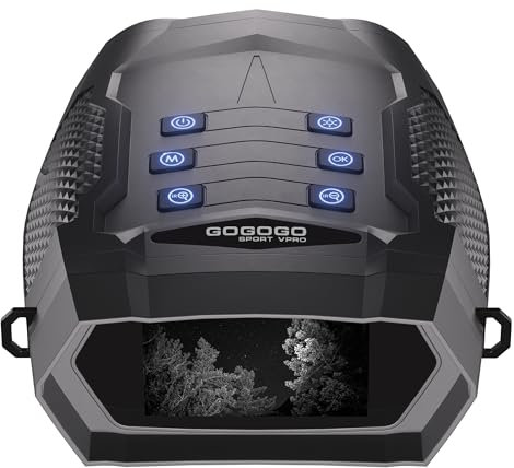 Nachtsichtgerät, Gogogo Sport Vpro 3 TFT 4K Nachtsichtgeräte, 8X Digitalzoom Nachtsicht Fernglas, Nachtsichtgerät mit Infrarotbeleuchtung Foto- & Video-Funktion 32GB TF-Karte für Jagd Zelten Camping