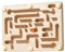 F Fityle Holzlabyrinth-Spiel Spielzeug, Natur Holz Labyrinth Spiel, Brettspiel Kinder Labyrinth, Wooden Labyrinth Board Game, Balance Educational Toys, Puzzle Logical Game für Kinder Jungen Mädchen