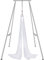 VEVOR Aerial Yoga Hängematte mit Yogarahmen 6 x 2,6 m, Weiß Yoga Swing Air Fliegen, Yoga-Schaukel Hammock Swing 250 kg Max. Tragfähigkeit, inkl. Yoga-Socken & Fußpolster, Anti-Gravity-Übungen