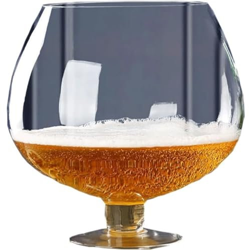 OZLMBERN Copa de Vino Extra Grande, Vaso de Cerveza de Gran Capacidad, pecera, Copa de Vino Tinto Gigante Extragrande, Vaso Alto, Hero Glass