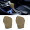 deemars 2PCS Auto-Schaltknauf-Abdeckung, Elastische Silikon Auto Automatik-Schaltknauf Schutzhülle, Auto Schaltknauf-Schutz, Universal Auto Interieur Zubehör für die meisten Automodelle (K1-Beige)