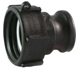 Raccordo Camlock Tipo A - Connettore per cisterna IBC con valvola 2 con uscita camlock attacco rapido 1-1/2