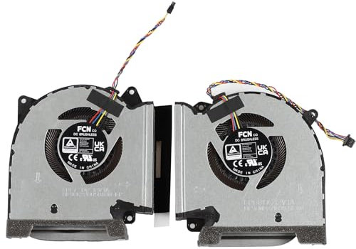 Ventilateur de refroidissement CPU + GPU de rechange pour ASUS ROG Strix Scar 2022 G533ZM G533ZS G533ZW G533ZX G533ZM-ES93 G733ZM G733ZW G733ZS G733ZX G733ZX-DS94 Series DFSCK22D10 05883 0 FPF7