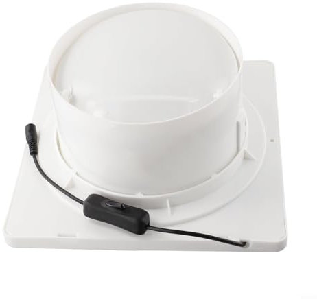 Ventilador de pared solar eficiente, ahorro de energía, adecuado para garaje y casa de mascotas (8 pulgadas)