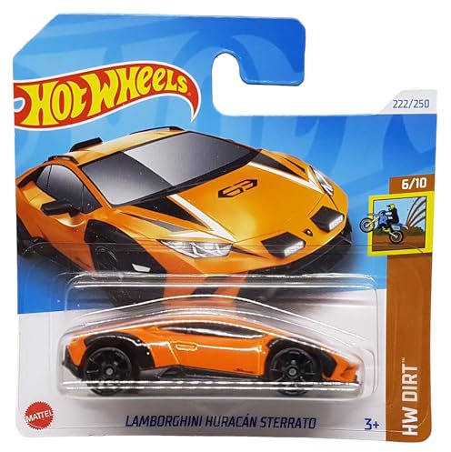 Hot Wheels - Lamborghini Huracan Sterrato - HW Dirt 6/10 - HRY87 - Short Card - Sportwagen - orange - Mattel 2024 – 1:64