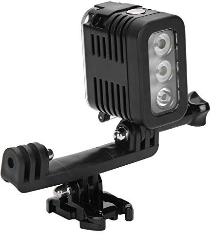 Lampe de Plongée Vidéo LED étanche pour GoPro Hero 4 45M, Opération sous-Marine, Compacte et Légère