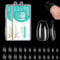 240pcs Soft Gel Coffin Nail Tips, 12 Sizes for Professional Nail Technicians and Beginner Enthusiasts Salon Manicure