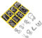 ifundom Multi-Style-Puzzle 2 Sets Mit Iq-Puzzles Aus Edelstahldraht Denksportaufgabe Für Jungen Mädchen Und Erwachsene