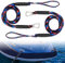 iKALULA 2 Stück Bungee Dock Line, Festmacher Seil mit Haken, Festmacher Seil für Boote Dock, Bungee Dock Leine mit Karabinerclip für Boote, Kajak, Jetski, Pontoon, Kanu (Mischfarben)
