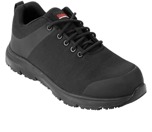 Slipbuster Flyknit Mesh Safety Trainer Black - Size 38