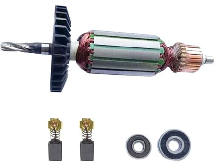 Vqxmhrpw Rotor De Armadura De Repuesto De 5 Dientes For Taladro Percutor Makita HR2440, HR2450, HR2440F, HR2451, HR2450F, HR2450FT Y HR2453.