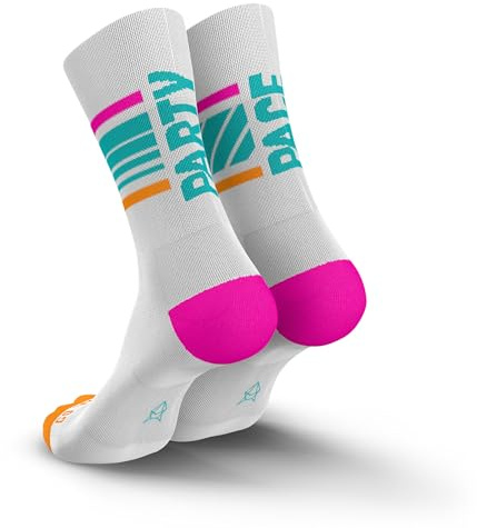 INCYLENCE Laufsocken für Damen und Herren mit leichter Kompression,1 Paar (DE/NL/SE/PL, Numerisch, 43, 46, Regular, Regular, Party Pace)