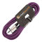 Guitar Lead 6.35mm 1/4 Mono Jack to Angled Jack/Instrument Cable / 6 Colours 6m Purple