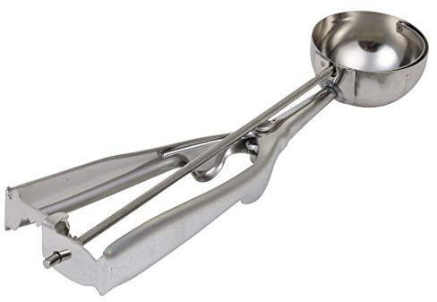 URBN-CHEF 50mm Stainless Steel Ice Cream Scoop Food Baller Spoon With Spring Handle