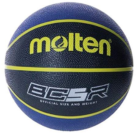 Molten BC5R2-KB Basketball, Blau, Schwarz, Größe 5