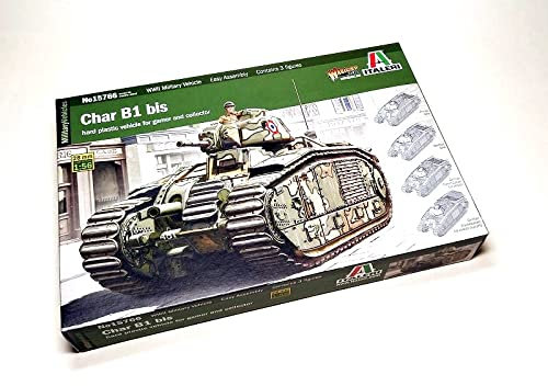 ITALERI Military Model 1/56 Char B1 3 Tank 15766 T5766
