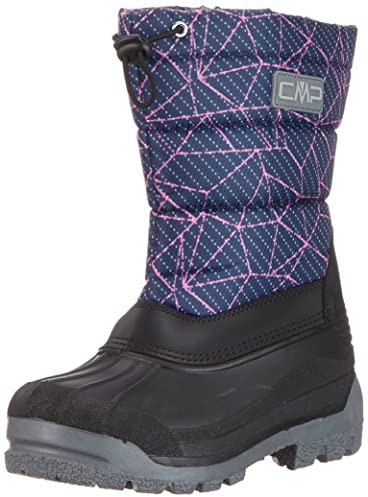 CMP KIDS SNEEWY SNOWBOOTS, Stivali da Neve Unisex - Bambini e ragazzi, B.Blue-Fucsia, 37 EU