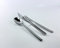 IKONA, Poggia Posate da Tavolo in Plexiglass/Appoggio Posate da Tavola, Set 6 pz, Design Elegante e Funzionale, Idea Regalo Elegante per Mise En Place, Colore Trasparente, Small-Ø 11 cm, Made in Italy
