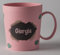 ILS I LOVE SHOPPING Tazza Personalizzata con Nome Bicchiere in plastica 350ml per Microonde con manico colazione Made in Italy (GIORGIA)
