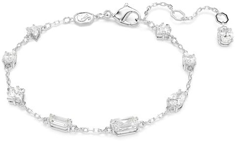 Swarovski Mesmera Armband, Rhodiniertes Damenarmband mit Strahlenden Swarovski Kristallen