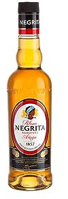 Lote de 24 Botellas Decorativas Mini Ron Negrita. Regalos Originales. Licores y Complementos. Detalles para Bodas, Comuniones, Bautizos y Cumpleaños. DS
